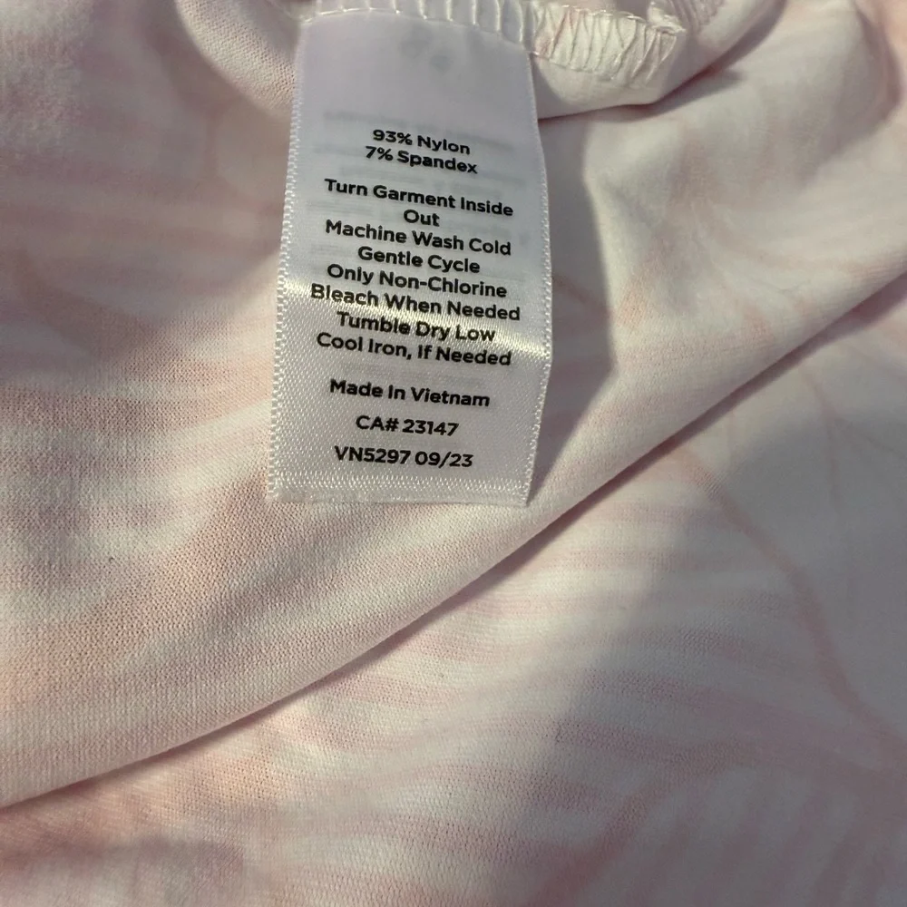 Talbots Pink Floral Asymmetrical Wrap Dress - Picture 7 of 7